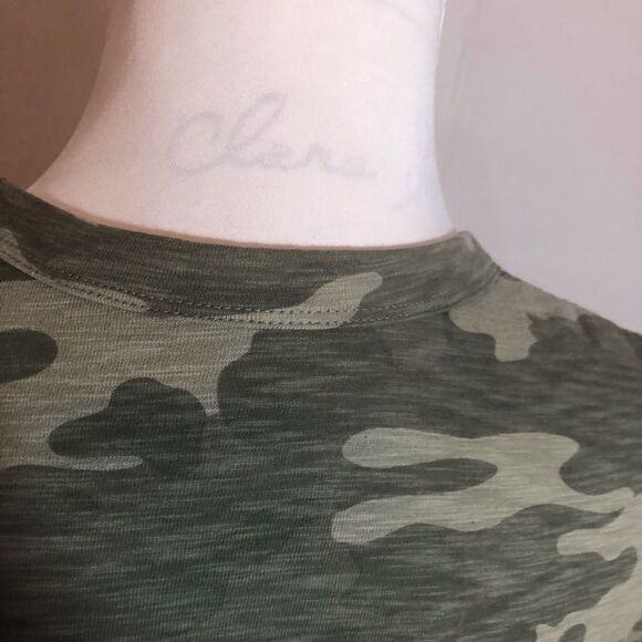 Universal Thread Camo Print Short Sleeve Cotton Dress - Picture 8 of 12